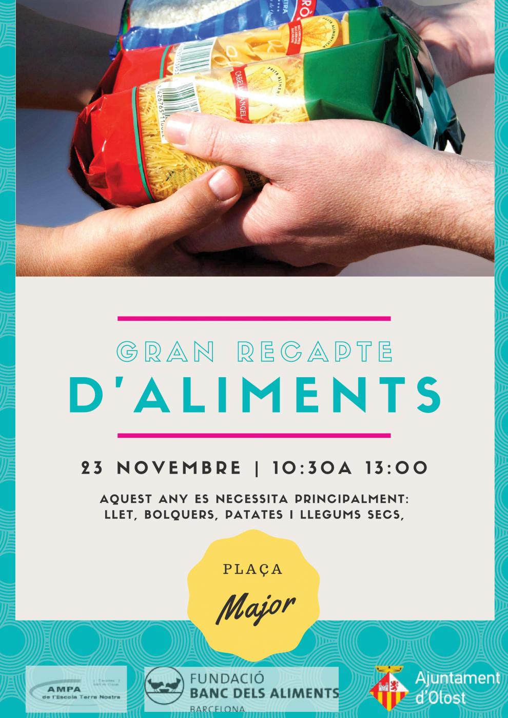 Recapte d'aliments a Olost